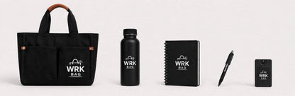 WRK BAG TOTE- BLACK