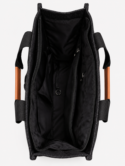 WRK BAG TOTE- BLACK