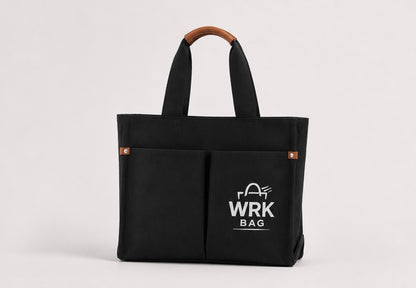 WRK BAG TOTE- BLACK