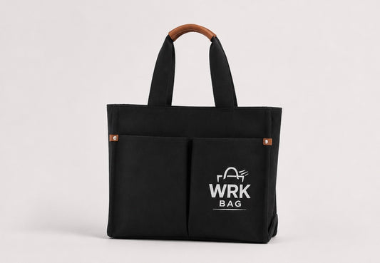 WRK BAG TOTE- BLACK