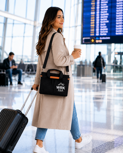 WRK BAG TOTE- BLACK